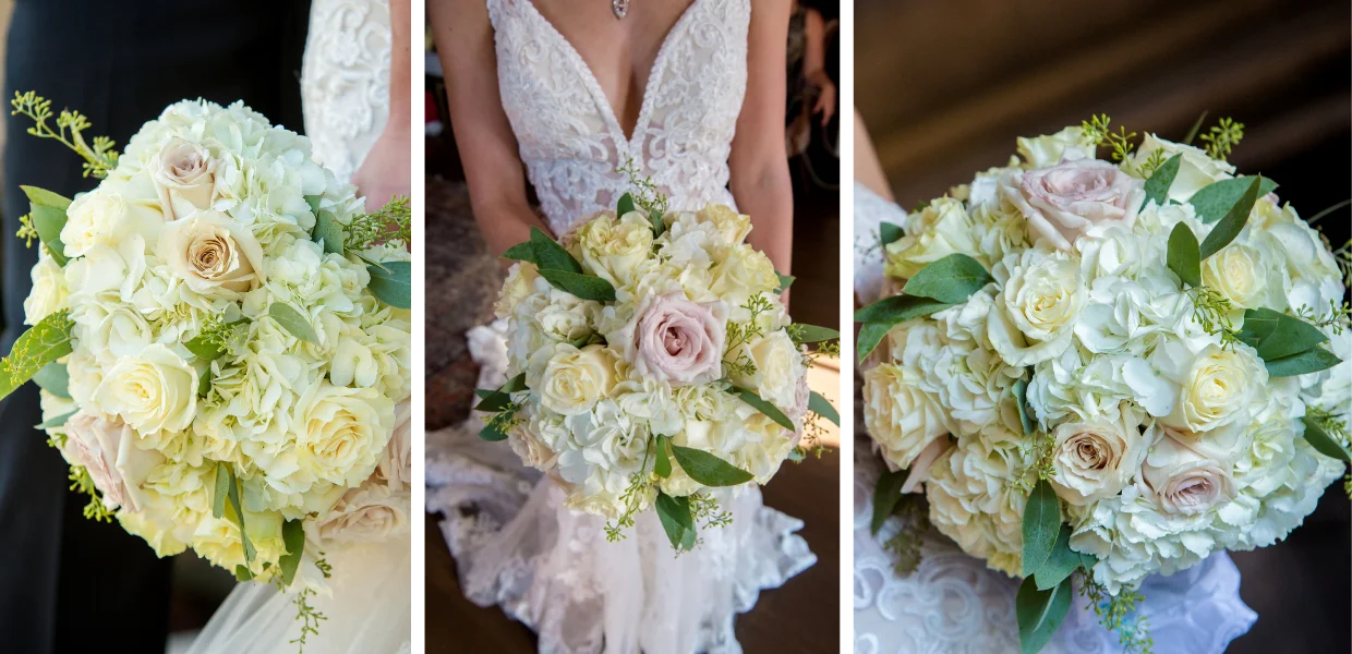 Blush White Bride bouquet - CDC Floral